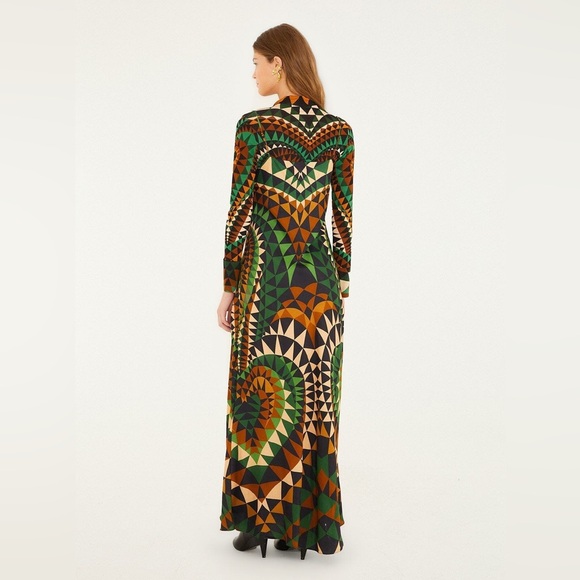 Farm Rio Multicolor Heart Deco Slip Maxi Dress - Picture 4 of 5